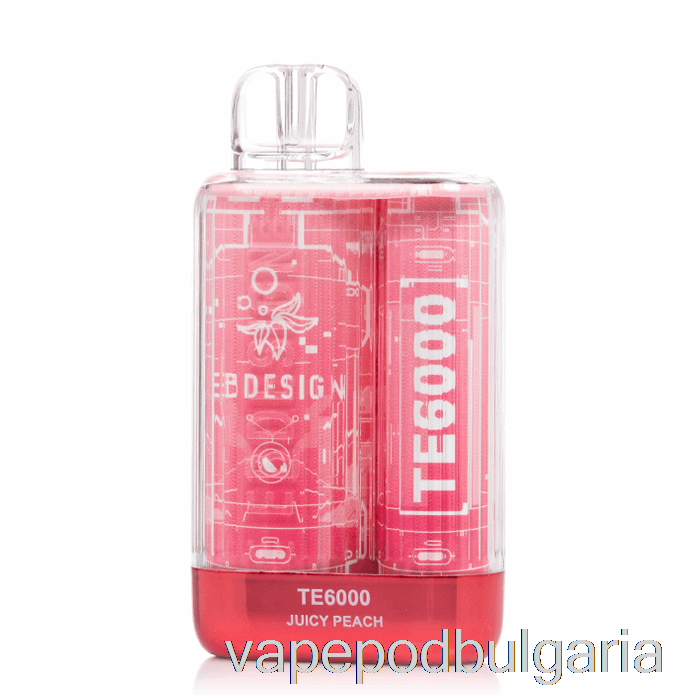 Vape Течности Eb Te6000 еднократна сочна праскова